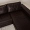 Brown Leather Corner Sofa from Artanova, Image 4