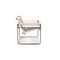 White Leather Wassily Armchair by Marcel Breuer for Knoll Inc. / Knoll International 9