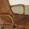 Armlehnstuhl aus Korbgeflecht und Bambus, Italien, 1950er 6