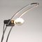 Verchromte Metall Lampe, Italien, 1960er 8