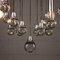 Chromed Aluminium, Metal and Glass Chandelier, Italy, 1960s 6