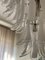 Lampadario Mazzega Mid-Century in vetro di Murano bianco, Immagine 3