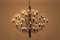 Fifty-Light Chandelier in Chromed Steel by Gino Sarfatti for Flos, 1950s 2