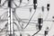 Fifty-Kronleuchter aus verchromtem Stahl von Gino Sarfatti für Flos, 1950er 9