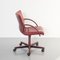 Burgundy Red Giroflex Conference Chair Albert Stoll, 1990s, Image 5