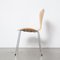 Sedia Butterfly vintage di Arne Jacobsen per Fritz Hansen Beech, anni '50, Immagine 3