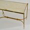 Vintage Hollywood Regency Brass Coffee Table with Mirrored Top 4
