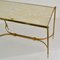 Vintage Hollywood Regency Brass Coffee Table with Mirrored Top, Image 4