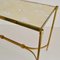 Vintage Hollywood Regency Brass Coffee Table with Mirrored Top, Image 3