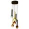 Italian Chandelier in Hand Blown Coloured Glass from Stilnovo, Italy, 1960s, Image 2