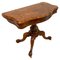 Antique Victorian Serpentine Shaped Burr Walnut Card Table, Image 1
