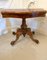 Antique Victorian Serpentine Shaped Burr Walnut Card Table, Image 17