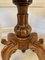 Antique Victorian Serpentine Shaped Burr Walnut Card Table 13