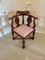 Antique Victorian Oak Corner Chair, Image 4