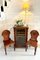 Antique Victorian Mahogany Hall Chairs, Set of 2, Image 3