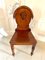 Antique Victorian Mahogany Hall Chairs, Set of 2 9