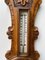 Antique Carved Oak Barometer 4