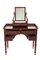 Small Antique William IV Mahogany Vanity/ Dressing Table with Swing Mirror 2