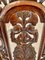 Sedia vittoriana antica in legno di quercia intagliato, Immagine 4