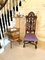 Antique Victorian Carved Oak Side Chair 2