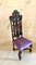 Antique Victorian Carved Oak Side Chair, Image 16