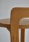 K65 Hocker aus laminiertem Birkenholz von Alvar Aalto für Artek, Finnland, 1950er, 4er Set 12