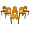 Rainer Daumiller Pine Wood Dining Chairs from Hirtshals Savvaerk, Set of 6 1