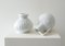 White Porcelain Vases from Kaiser, Germany, 1970s, Set of 2 4