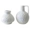 Vases en Porcelaine Blanche de Kaiser, Allemagne, 1970s, Set de 2 1