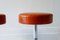 Italienische Hocker aus Chrom & Leder, 1970er, 2er Set 4