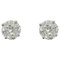 Boucles d'Oreilles Modernes en Or Blanc 18 Carats, Diamants 1,23 Carat 1