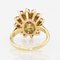 French Modern Ruby Diamonds, 18 Karat Yellow Gold Ring, Image 10