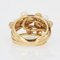 French Modern Cultured Pearl, 18 Karat Amati, Yellow Gold Pearl Ring 10