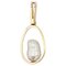 Perle Baroque, Pendentif en Or Jaune 18 Carats, 1960s 1