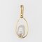 Perle Baroque, Pendentif en Or Jaune 18 Carats, 1960s 4