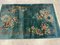 20th Century Small Floreal Green Chinese Deco Handmade Rug, 1920-1940 13