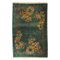 Tappeto piccolo floreale verde fatto a mano, Cina, 1920-1940, Immagine 1