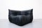Black Leather Togo Sofa by Michel Ducaroy for Ligne Roset, 1970s 7