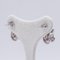 Boucles d'Oreilles Vintage en Or Blanc 14k avec Rubis 1,25 Ct et Diamants 1,07 Ct, 1970s 3