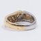 Zweifarbiger Vintage Vintage Ring aus 18 Karat Gold und Platin mit 0,29 Ct Diamanten, 1980er 6