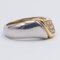Vintage Two-Tone Ring in 18 Karat Gold and Platinum with 0,29 Ct Diamonds, 1980s 4