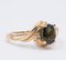14k Gold Ring with Tourmaline and Diamonds, 1960s, Image 3