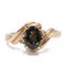 14k Gold Ring with Tourmaline and Diamonds, 1960s, Image 1