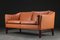 Vintage Danish Cognac Leather Sofa, Image 1