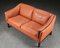 Vintage Danish Cognac Leather Sofa 2