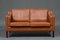 Dänisches Vintage Sofa aus cognacfarbenem Leder von Stouby 1