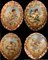 Oval Shaped 19th Century Allegorical Paintings, 1860s, Set of 4 1