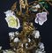 Italian Cage Form Chandelier with Porcelain Flowers 6
