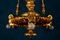 Italian Gilt Wood Lantern or Chandelier, 1930s, Image 7