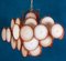 Murano Disc Chandelier from Vistosi, 1970s, Image 2